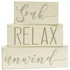 Homegifo 3/set Soak Relax Unwind Blocks