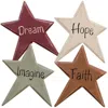 Homegifo 4/set Colorful Star Word Magnets