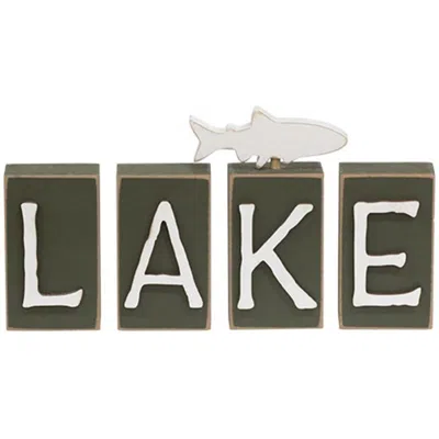 Homegifo 4/set "lake" Word Blocks
