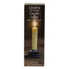 Homegifo 5" Antiqued Country Candle Lamp W/non Flicker 7w Bulb