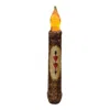 Homegifo 6" Burnt Mustard Heart Timer Taper