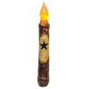 Homegifo 6" Burnt Mustard Star Timer Taper