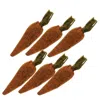 Homegifo 6/set Felt Carrots 3.25"