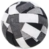 Homegifo 6/set White And Black Buffalo Check Balls