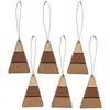 Homegifo 6/set Wooden Candy Corn Ornaments
