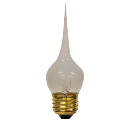 Homegifo 7.5 Watt Standard Base Clear Silicone Bulb In Gold