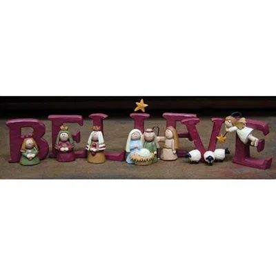 Homegifo 7/set Believe Nativity In Multi