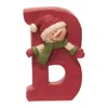 Homegifo 7/set Resin "believe" Letters With Snowmen