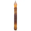 Homegifo 9" Burnt Mustard Led Taper
