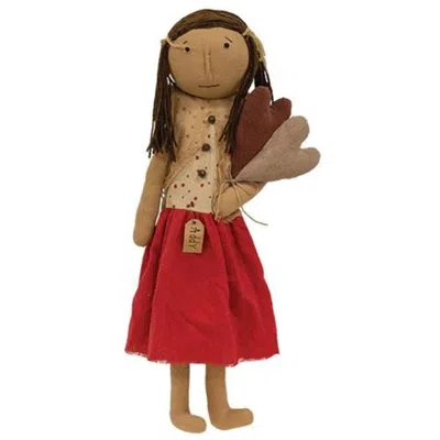 Homegifo Addy Doll With Hearts In Multi
