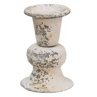 Homegifo Alette Candle Holder 3" Cream In Neutral