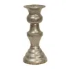 Homegifo Alette Candle Holder 5.5" Pewter Look
