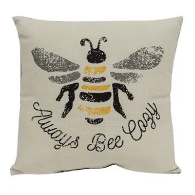 Homegifo *always Bee Cozy Pillow In Neutral