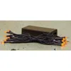 Homegifo Amber Silicone Mini Lights Brown Cord 20 Ct