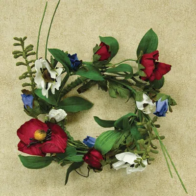 Homegifo Americana Poppy Ring 3-1/2" In Multi
