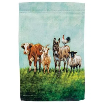 Homegifo Animal Family Garden Flag In Multi