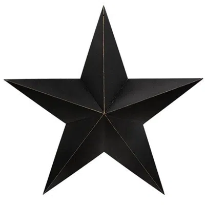 Homegifo Antique Black Barn Star 24"