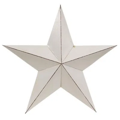 Homegifo Antique White Barn Star 18" In Gray