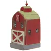 Homegifo Antiqued Red Barn Wooden Sitter