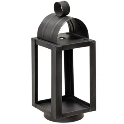 Homegifo Antiqued Tin Cape Cod Mini Lantern In Black