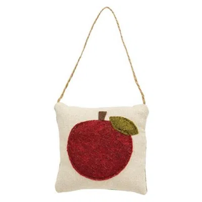 Homegifo *apple Pillow Ornament In Red
