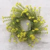Homegifo Astilbe Candle Ring 3" Yellow