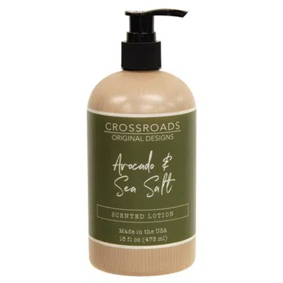 Homegifo Avocado & Sea Salt Hand Lotion 16oz In Green