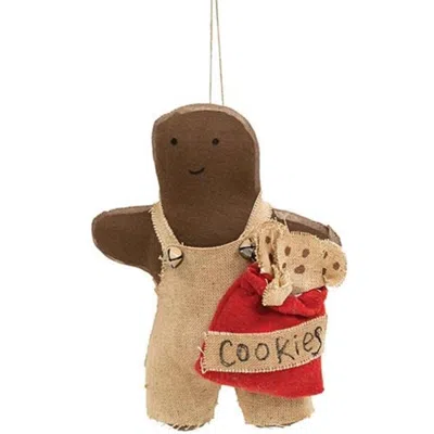 Homegifo *bag Of Cookies Gingerbread Ornament In Neutral