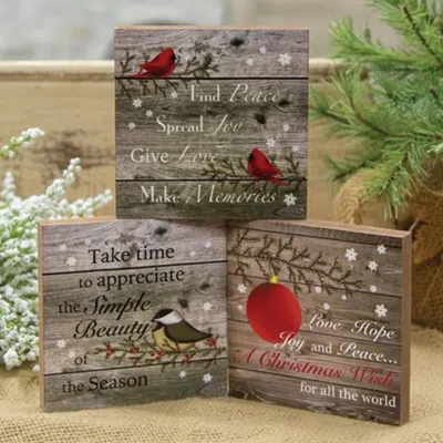 Homegifo Beauty Of The Season Block 3 Asstd. In Gray