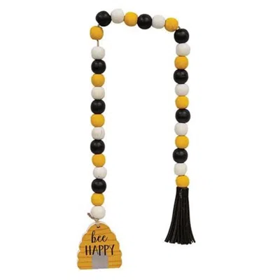 Homegifo Bee Happy Beehive Bead Garland In Multi