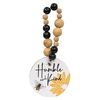 Homegifo *bee Humble And Kind Bead Ornament In Neutral