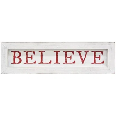 Homegifo *believe Farmhouse Sign In Brown