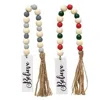 Homegifo *believe Tassel Garland W/beads 2 Asstd.