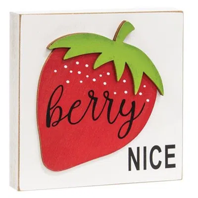 Homegifo *berry Nice Square Block In Red