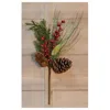 Homegifo Berry Pinecone Pick 18"