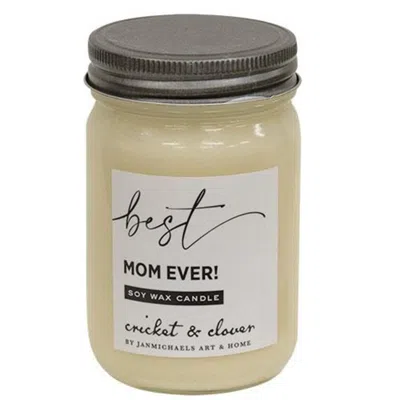Homegifo Best Mom Ever Soy Jar Candle