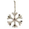 Homegifo Birch Look Snowflake Hanger 8"