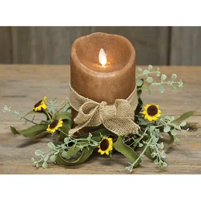 Homegifo Bird's Eye Daisy Ring In Brown