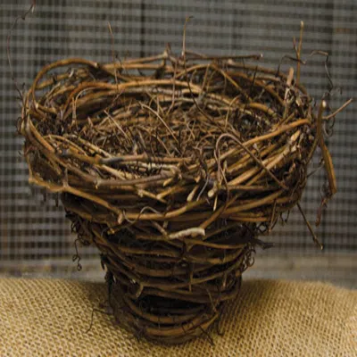 Homegifo Bird Nest - 7" In Brown