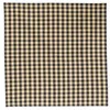 Homegifo Black & Tan Check Fabric Napkin