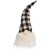 Homegifo *black & White Buffalo Check Gnome 12"