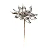 Homegifo *black & White Buffalo Check Poinsettia Spray