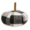 Homegifo *black & White Buffalo Check Stuffed Pumpkin 3"