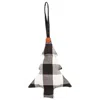 Homegifo *black & White Buffalo Check Tree Ornament