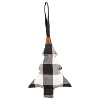Homegifo *black & White Buffalo Check Tree Ornament