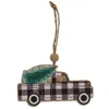 Homegifo *black & White Buffalo Check Truck Ornament