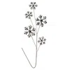 Homegifo *black & White Plaid Snowflake Spray 27"
