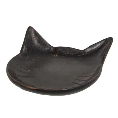 Homegifo Black Cat Resin Trinket Tray