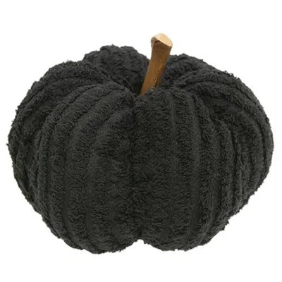 Homegifo *black Chenille Pumpkin 7.5"