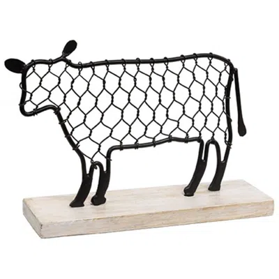 Homegifo Black Chicken Wire Cow